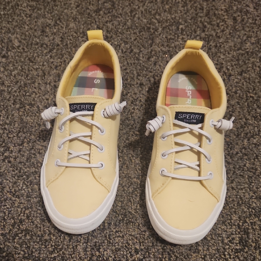 Sperry Lemon Canvas Sneakers